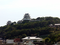 平戸城の遠景