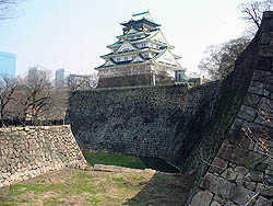 西の丸庭園からの大阪城天守もビュースポットの１つです