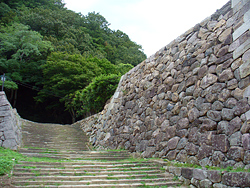 美しい鳥取城の石垣